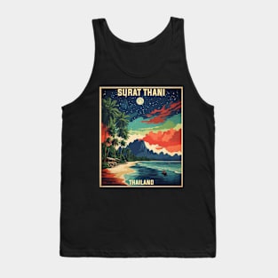 Surat Thailand Vintage Retro Travel Tourism Tank Top